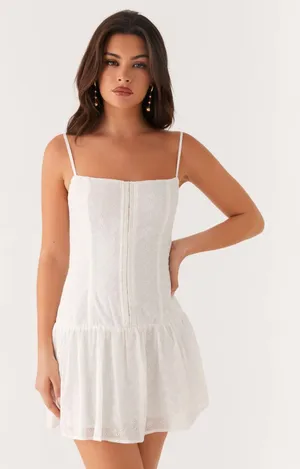 Peppermayo white Palm Springs mini dress thumbnail 1