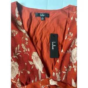 Lulu’s Women’s Dress Autumn Dreams Floral Print NWT thumbnail 6