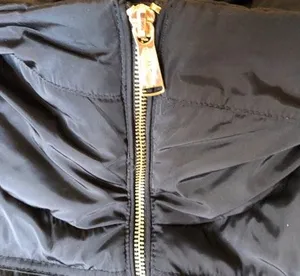 Michael Kors Black Pillow Collar Puffer Jacket thumbnail 3