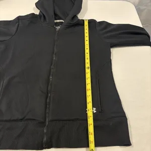 Under Armour UA‎ Storm Full Zip Hoodie Jacket Women's Large Black Semi-Fitted thumbnail 11