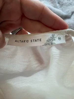 Altar'd State Dress White thumbnail 2
