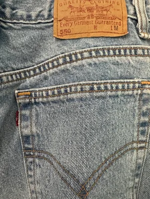 Vintage Levi’s 550 Women’s Light Blue Straight Leg Jeans 100% Cotton Size 12M thumbnail 3
