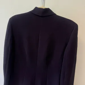Jones New York Deep Purple Shawl Collar Crepe Blazer Jacket Size 6 Career thumbnail 6