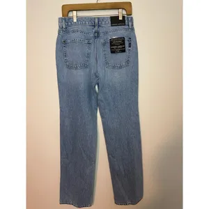 Modern American NEW Willow Full‎ Straight Jeans Size 27 Denim Smokey Blue thumbnail 4