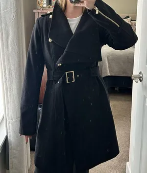 Guess Wool Wrap Pea Coat | Size Medium thumbnail 3