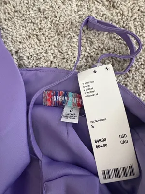 Urban Outfitters Silk Dress Purple thumbnail 3