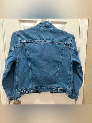 Levi's Women's Ex-Boyfriend Trucker Jean Jacket size Small thumbnail 2