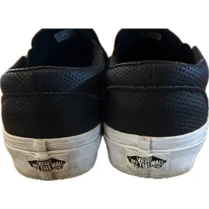 Vans Classic Slip-On Sneakers Unisex‎ Black Perforated Size Men 7 Women 8.5 thumbnail 3