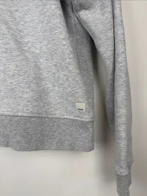 Vuori Restore Half Zip Fleece Pullover Long Sleeve Light Heather Gray Top Medium thumbnail 6