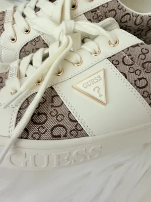 New GUESS Women's Logo Print Low-Top Sneakers, Size 10 thumbnail 6