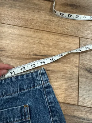 L.E.I 100% Cotton Vintage 2000s Y2k Bareback Low-rise Denim Micro Shorts | Sz 2 thumbnail 5