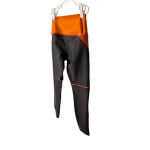 ALO YOGA Colorblock Leggings Orange/Grey Size-Small thumbnail 3