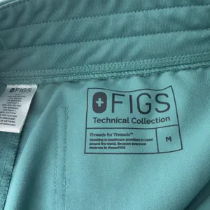 Figs Scrub Set M Joggers, XS Rafaela Oversized Top Teal Women's PO 1534 thumbnail 3