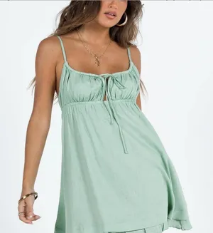 Green Princess Polly Mini Dress thumbnail 1