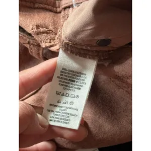 We The Free‎ Brown Faux Suede Skinny Pants Distressed Look Size 27 NWT thumbnail 4