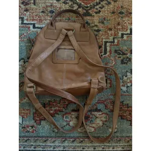 Fossil Vintage Cognac Brown Leather Mini Backpack Crossbody Bag thumbnail 3