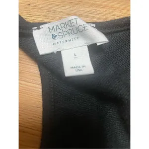Market & Spruce black‎ maternity sleeveless razorback dress large thumbnail 3
