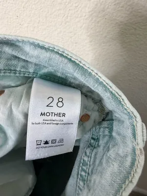 MOTHER The Dodger Ankle High Rise Straight Leg Jeans Just‎ a Dab Womens Size 28 thumbnail 10