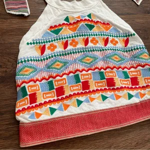 Altar’d State Halter Neck Embroidered Top Boho Western Aztec Sz XS/S thumbnail 8