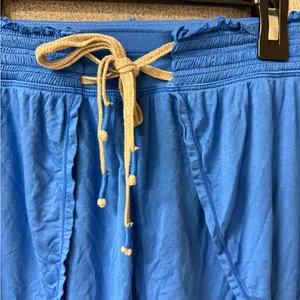 Free People Movement Women Size Small Blue Dreamwork‎ shorts Elastic drawstring thumbnail 2
