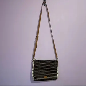 Fossil Emma West Crossbody Bag Small Purse Geometric Print Boho Neutral Western thumbnail 3