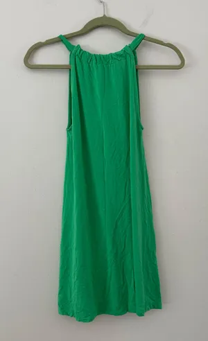 ASOS Green Summer Mini Dress Backless thumbnail 1