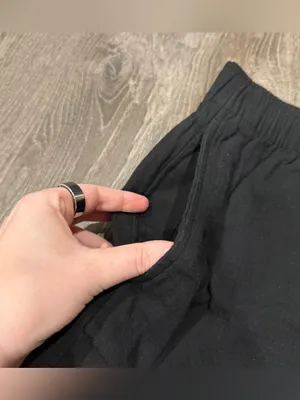 NWT Old Navy Black Cotton High-Rise 4" Inseam Shorts thumbnail 5