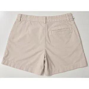 NWT Old Navy Extra High Rise Tailored Shorts Khaki Ivory Cream Size M Preppy thumbnail 4