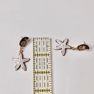 NEW! Seashell‎ Starfish Dangle Drop Fashion Earrings Resortwear Vacation Resort thumbnail 8