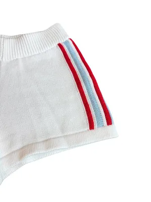 Daily Practice Anthropologie 100% Cotton Stretch Shorts Side Stripes Size XXS thumbnail 8