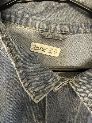 Amazon White Fringe Jean Jacket thumbnail 3