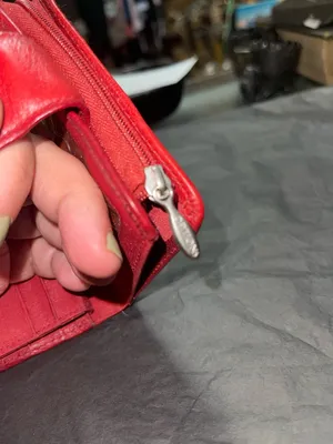 Options Red Genuine Leather Snap Wallet thumbnail 6