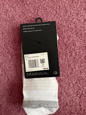 Nike White No Show Running Socks thumbnail 2