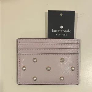 Kate Spade Card Holder with Pearl Details thumbnail 1