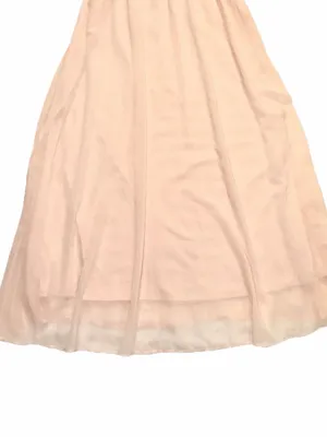 LULUS Women Air of Romance Peach Sleeveless Chiffon Maxi Dress Size XS thumbnail 9