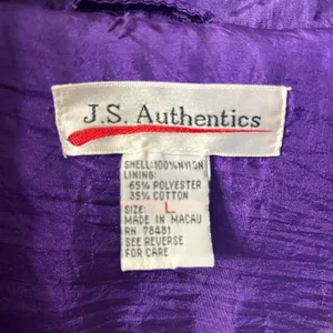 Vintage J. S. Authentics 80’s 90s Windbreaker Jacket size L thumbnail 3