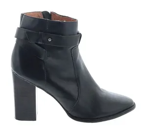 Madewell Black Leather Ankle Sammie Boots | Heeled Shoe Boot | Size 9 1/2 9.5 thumbnail 1