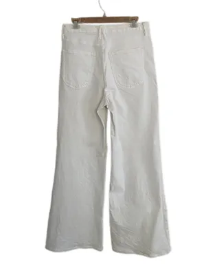 Good American White Wide-Leg Jeans Size 14/32 (fits like a size 8/10) thumbnail 2