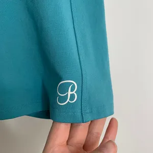 Bombshell Sportswear Jade Teal High Waisted Shorts Womens Medium thumbnail 8