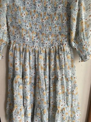 Baltic Born Azlyn Smocked Floral Short Dress thumbnail 12