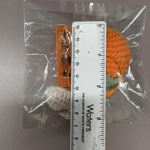 Crochet Orange Keychain Tassel‎ Lucky Charm Bag Charm Car Charm thumbnail 4