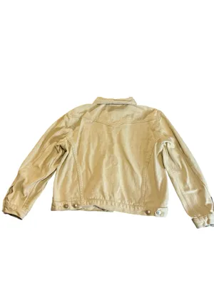 Princess Polly Tan Cotton Trucker Jack thumbnail 2