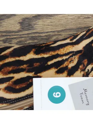 NWT A New Day Womens Tigris Boots Block Heel 94568630 Tiger Print Brown 9M thumbnail 9