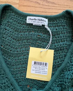 Anthropologie Charlie holiday knit dress xs thumbnail 2