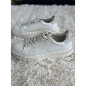 Torrid White Sneakers Glitter Heel Casual Comfortable Platform Shoes‎ 9WW thumbnail 3