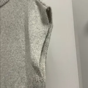 Sincerely Jules mock neck grey sweater vest thumbnail 8