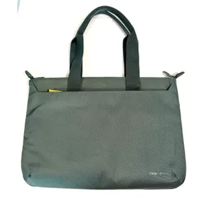 Tucano Work Out 3 Gray 15.6 Laptop Tote Bag Padded Case Yellow Interior WO3 thumbnail 1