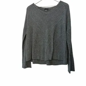 Smartwool Textured Knit V-Neck Sweater Size Medium thumbnail 4