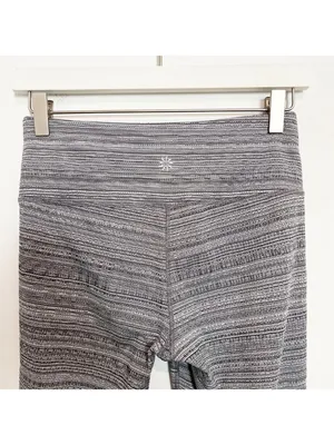 Athleta Chaturanga Leggings Size S Black Jacquard Textured Workout Pant Normcore thumbnail 10