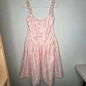 For Love & Lemons Florence Drop Waist Midi Dress Size L thumbnail 4